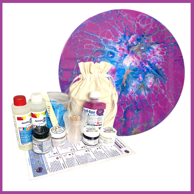 Resin Art Gift Pack - Cell-Base Deep Purple