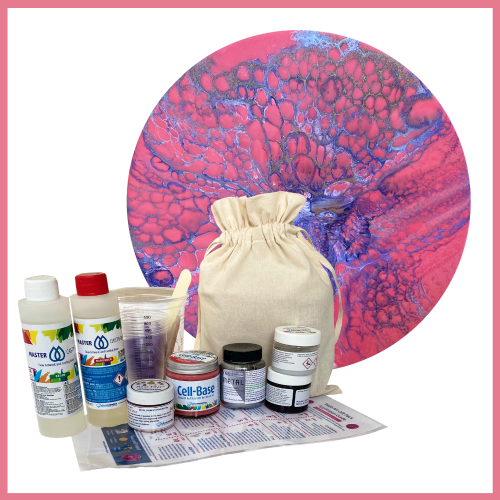 Resin Art Gift Pack - Cell-Base Perfectly Pink