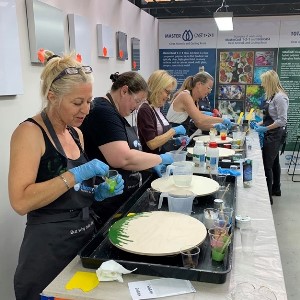 Resin Art Workshops at our Dunsfold Resin Art Academy