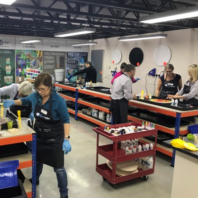 Resin Art Workshops at our Dunsfold Academy